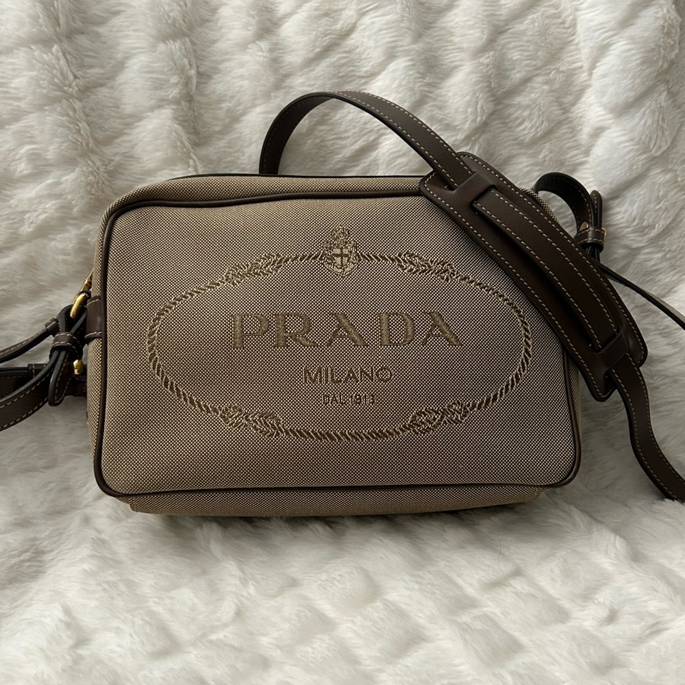 Prada Jacquard Crossbody Bag